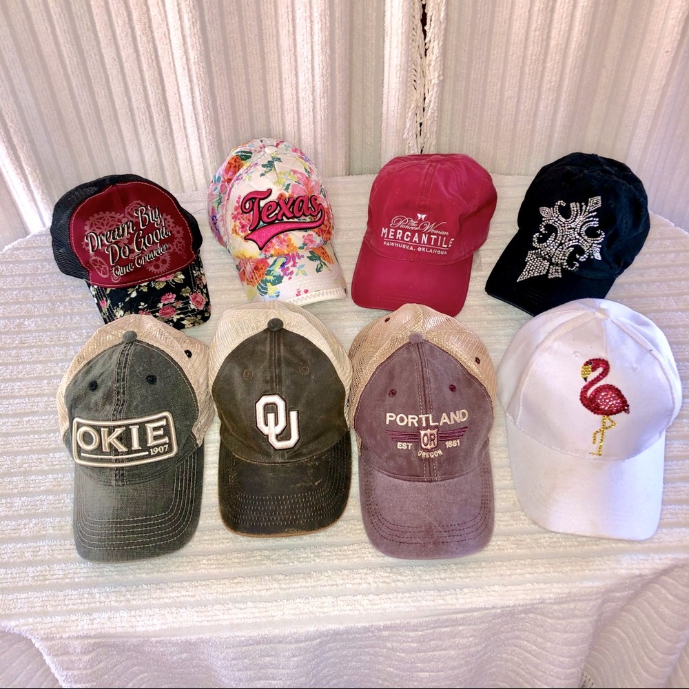 Lot of 8 Ball Caps